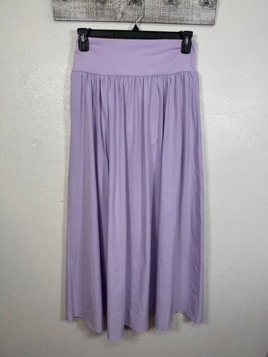 HALARA Dresses & Skirts - Halara High Waist Breezeful Maxi Skirt Flowy Split 2 N 1 Shorts Medium Lavender